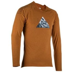 Leatt sportshirt voor heren, suède, maat S, suède