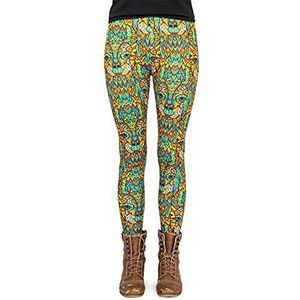 cosey - Kleurrijke bedrukte lama-legging (één maat) - verschillende designs, Maya Lama, één maat, Maya Lama