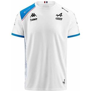 Kappa Aolim Alpine F1 T-shirt, wit/blauw, L