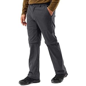 Craghoppers Kiwi Pro Stretch Zip Off herenbroek, Dark Lead