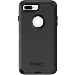 OtterBox Voor Apple iPhone 8 Plus, robuuste schokbestendige premium beschermhoes, Defender Series, zwart