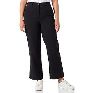 Vero Moda VMCARMEN HR Straight Pant Noos broek, zwart, M/30 dames, zwart, M, zwart.