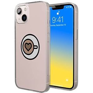 Bonateks, Étui de protection imprimé numériquement compatible avec iPhone 14, coque de protection anti-chocs, silicone, flexible, transparent