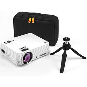 KODAK FLIK X7 Huishoudelijke projector (Max 1080p HD) met statief en etui inbegrepen | Compact, projecteert tot 150 inch met een native resolutie van 720p