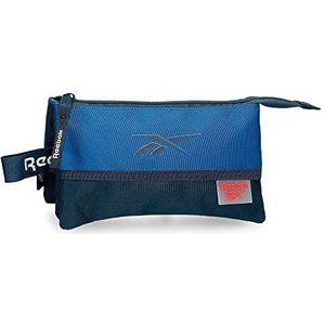 Reebok Atlantic Bagage - Messengertas voor kinderen, blauw, drievoudig etui, Blauw, Drievoudig etui