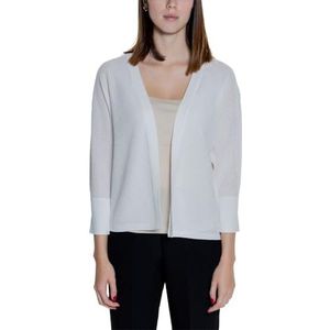 Street One A253778 gebreid damesvest, Lucid White