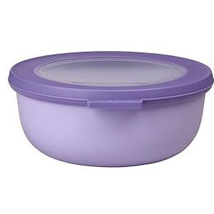 Mepal - Multifunctionele, ronde Cirqula-kom - Voedingsmiddelenbewaardoos met deksel - geschikt als luchtdichte bewaardoos voor koelkast, microgolfoven en diepvriezer - 750 ml - lila (Vivid Lilac)