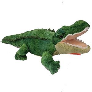 Wild Republic Alligator, knuffeldier, Cuddlekins mini-knuffeldier, cadeau voor kinderen, 20 cm, 19539