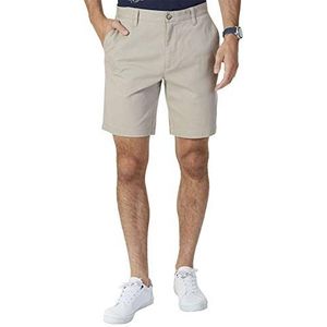Nautica Chino shorts voor heren, echt kaki.