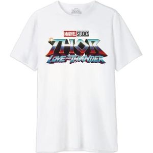 Marvel T-shirt, heren, wit, XXL, Wit.