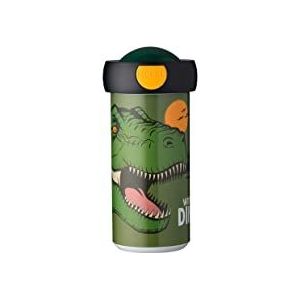 Mepal - Campus drinkfles - drinkbeker - waterdichte drinkfles voor kinderen - herbruikbare drinkbeker - BPA-vrij en vaatwasmachinebestendig - 300 ml - Dino