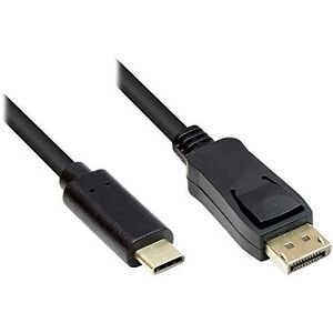 Good Connections GC-M0107 Adapterkabel USB naar DisplayPort 1.2 stekker DP 1.2 4K UHD @ 60Hz zwart 3m