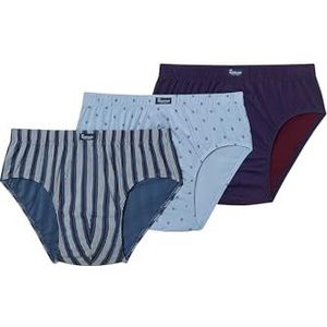 ABANDERADO Esenciales Set van 3 boxershorts voor heren, Wijnblauwe mix