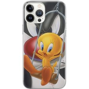 ERT GROUP Beschermhoes voor iPhone 13 Pro Max origineel en officieel gelicentieerd product Looney Tunes motief Tweety 008 perfect aangepast aan de vorm van de mobiele telefoon
