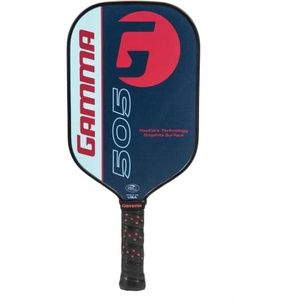 GAMMA Sports 505 Pro Pickleball racket voor volwassenen met gestructureerd grafiet gezicht met verlengde handgreep