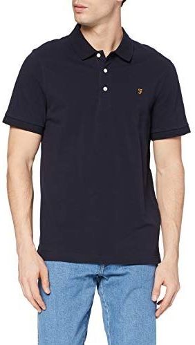 Farah Blanes poloshirt voor heren, Echt marineblauw