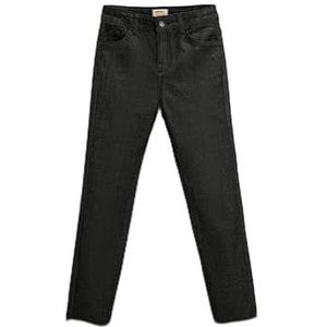 Koton Slim Fit jeansbroek, katoenen shorts voor jongens, zwart (Bd3), 3-4 jaar, zwart (Bd3)