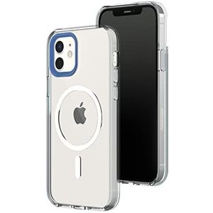 RHINOSHIELD Transparante beschermhoes compatibel met Magsafe voor [iPhone 12/12 Pro], superieure magneetkracht, hoge transparantie en vergeelt niet. Aanpasbaar contourjectief sphoto, kobaltblauw