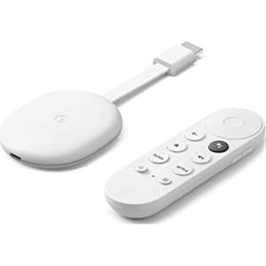 Chromecast met Google TV (4K) sneeuw - je streaming-entertainment op je tv met spraakopdrachten - bekijk films, series, live tv en Netflix tot 4K in HDR