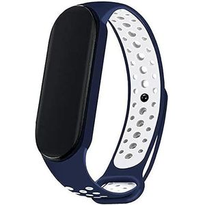 Coole armband voor Xiaomi Mi Band 5 / Mi Band 6 / Amazfit Band 5 Sport, blauw, Estandar
