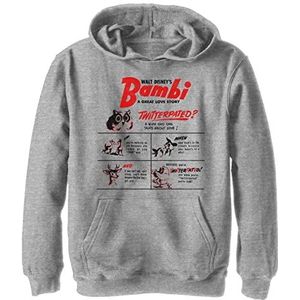 Disney Bambi - Twitterpated YTH Hoodie Heather Grey 9/11, Heather Grey, 9 jaar, Heather Grijs