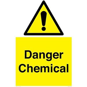 Panneau Danger Chemical – 400 x 600 mm – A2P