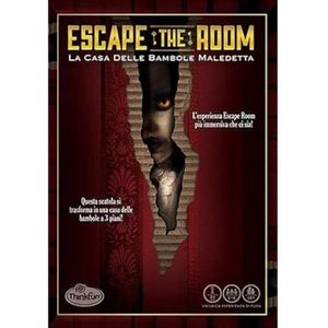 ThinkFun 76420 Escape The Room - Het huis van de Maledisen poppen - gezelschapsspel - 1-4 spelers - aanbevolen leeftijd 13 jaar