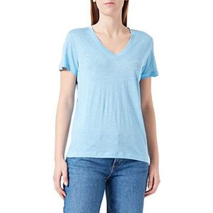 Lee T-shirt à col V pour femme, Shasta Blue, XS