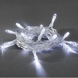 Konstsmide 1407-203 lichtketting 10 leds wit + transparante kabel 1,5 V