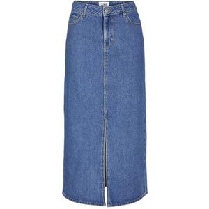 JACK & JONES JXAURA Jeansrok voor dames, middelblauw, L, Medium blauwe denim, L
