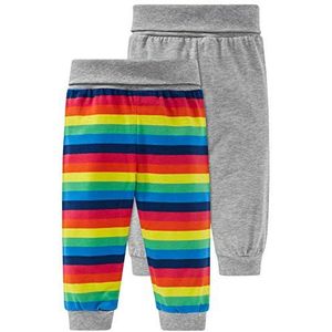 Schiesser Pyjamabroek (2 stuks) Unisex Baby Veelkleurig (gesorteerd 1 901), 56, Veelkleurig (Sortiert 1 901)