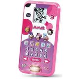 VTech - Disney, Minnie's educatieve smartphone, kindertelefoon met achtergrondverlichting en touch-toetsen, interactief speelgoed Minnie Mouse, cadeau voor kinderen van 3 jaar tot 7 jaar - inhoud in