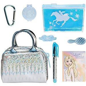 Cefa Toys Real Littles Mini-verzameltas Frozen met 6 schrijfwaren, geschikt voor kinderen vanaf 6 jaar, blauw en wit