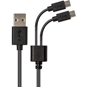 Azuri Micro-USB-kabel, 2-in-1, 1,2 m