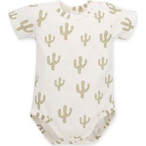 Pinokio Babybody met korte mouwen, ondergoed, voor jongens, cactus, 9 maanden, Cactuss