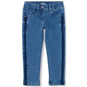 s.Oliver Junior Girl's Jeans Kathy Slim Blauw Maat 122, Blauw