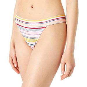 sloggi Shore Candy Basslet Tanga-bikinibroek, voor dames, geel – light combinatie, L, Geel - Light Combinatie