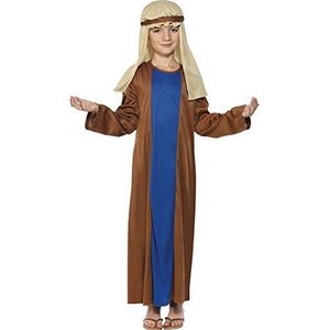 Smiffys Joseph-kostuum, bruin, met jurk en hoofdtooi