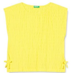 United Colors of Benetton T-shirt 33c0ch00x T-shirt met korte mouwen voor meisjes (1 stuk), Giallo 35r