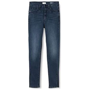 Q/S by s.Oliver Dames jeansbroek 7/8 blauw 42, Blauw