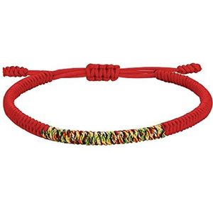 JENDEAR SHINE Tibetaanse boeddhistische armband voor dames en heren, veel geluk, vriendschapscadeau, Nylon Stof Nylon