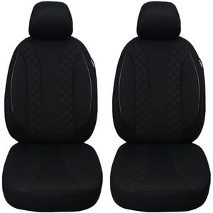 BREMER SITZBEZÜGE Precies passende stoelhoezen geschikt voor Seat Leon Cupra bestuurders en passagiers vanaf 2020 / N304 zwart