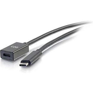 C2G USB C/Thunderbolt 3 naar USB-C 3.1 (1e generatie) USB C of Thunderbolt 3 mannelijk naar vrouwelijk (5 Gbps) verlengkabel