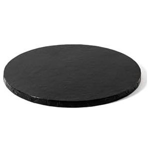 DECORA Carta 0931762 taartplateau rond 35 x H 1,2 cm, zwart