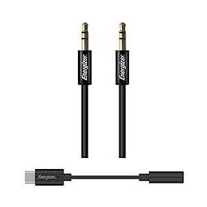 Energizer - Audio-pack – audio-adapter 11 cm USB-C naar jack – audiokabel jack/jack 3,5 mm