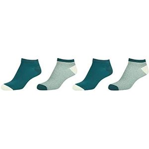 Camano 4 paar dames paisley sokken inline sok paisley patroon maat 35/38, Celadon, 35 EU, Celadon