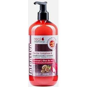 Shampoo + conditioner + kleurstimulatormasker. Real Natura
