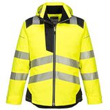 Portwest T400YBR4XL Vision regenjas met hoge zichtbaarheid, 4XL, geel/zwart