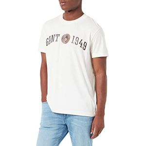 GANT T-shirt voor heren, Crème