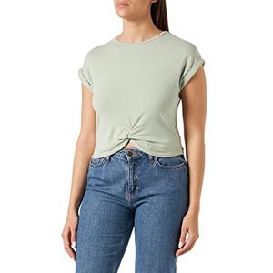 ONLY Onlreign S/S Knot Top JRS T-shirt pour femme, Desert Sage, XXS